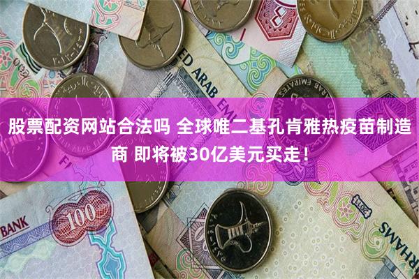 股票配资网站合法吗 全球唯二基孔肯雅热疫苗制造商 即将被30亿美元买走！